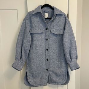 H&M Oversized Shirt Jacket Size XS